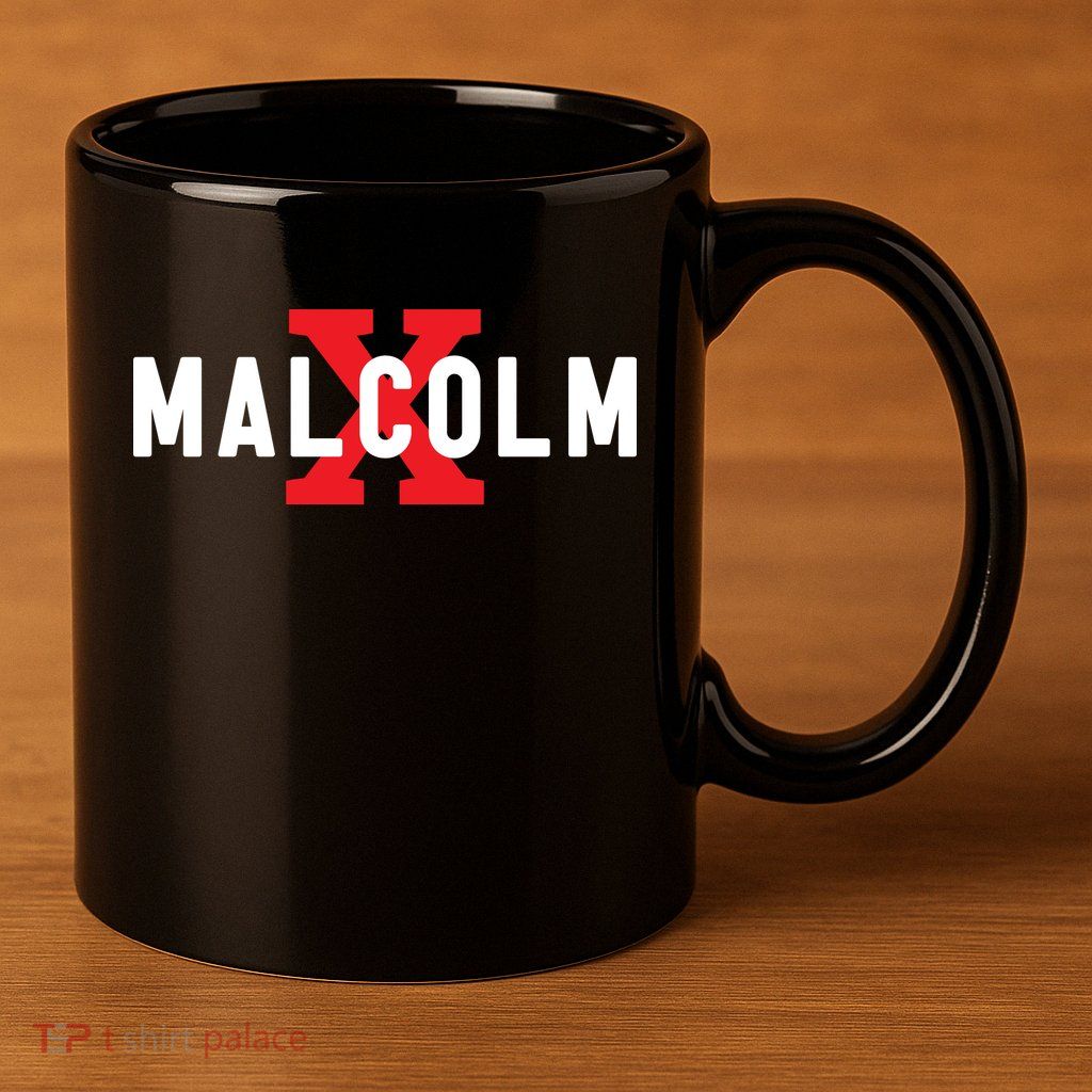Malcolm X Black History 11oz C Handle Ceramic Mug