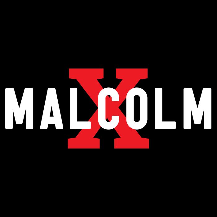 Malcolm X Black History Cropped Pullover Crew