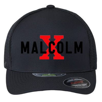 Malcolm X Civil Rights Movement America Usa Flexfit Unipanel Trucker Cap