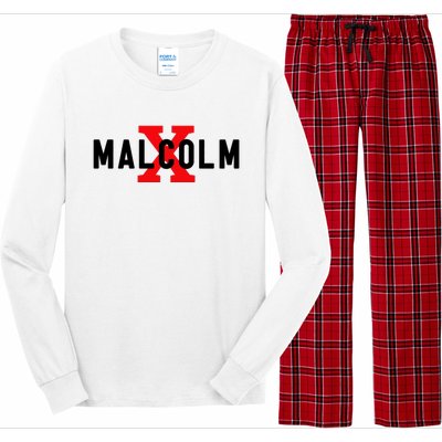 Malcolm X Civil Rights Movement America Usa Long Sleeve Pajama Set