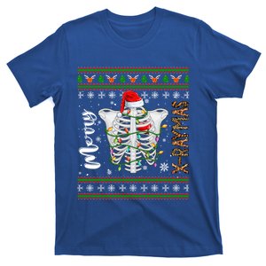 Merry XRaymas Christmas XRay Skeleton Costume Doctor Nurse Funny Gift T-Shirt