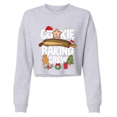 Matching Xmas Cookie Baking Family Cookie Baking Crew Funny Gift Cropped Pullover Crew