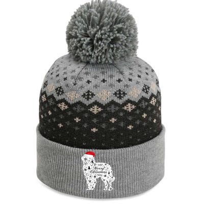 Merry Xmas Carpathian Shepherd Dog Christmas Great Gift The Baniff Cuffed Pom Beanie