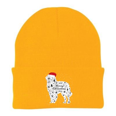 Merry Xmas Carpathian Shepherd Dog Christmas Great Gift Knit Cap Winter Beanie