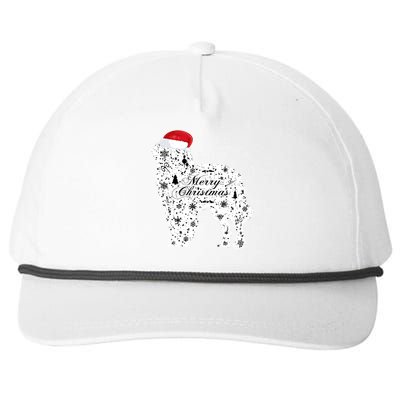 Merry Xmas Carpathian Shepherd Dog Christmas Great Gift Snapback Five-Panel Rope Hat