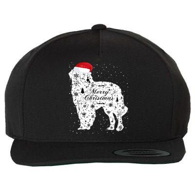 Merry Xmas Carpathian Shepherd Dog Christmas Great Gift Wool Snapback Cap