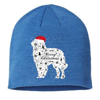 Merry Xmas Carpathian Shepherd Dog Christmas Great Gift Sustainable Beanie