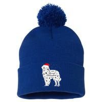 Merry Xmas Carpathian Shepherd Dog Christmas Great Gift Pom Pom 12in Knit Beanie