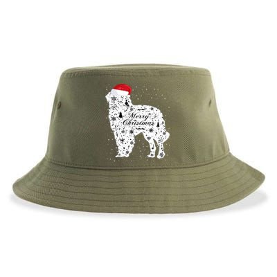 Merry Xmas Carpathian Shepherd Dog Christmas Great Gift Sustainable Bucket Hat