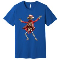 Merry Xmas Christmas Dancing Skeleton Santa Claus Gift Premium T-Shirt