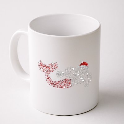 Mermaid Xmas Christmas Fish Coffee Mug