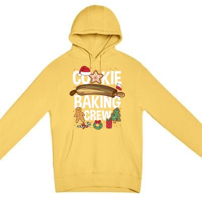 Matching Xmas Cookie Baking Family Cookie Baking Crew Gift Premium Pullover Hoodie