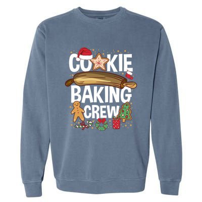 Matching Xmas Cookie Baking Family Cookie Baking Crew Gift Garment-Dyed Sweatshirt