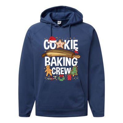 Matching Xmas Cookie Baking Family Cookie Baking Crew Gift Performance Fleece Hoodie