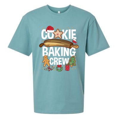 Matching Xmas Cookie Baking Family Cookie Baking Crew Gift Sueded Cloud Jersey T-Shirt