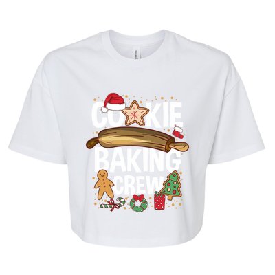 Matching Xmas Cookie Baking Family Cookie Baking Crew Gift Bella+Canvas Jersey Crop Tee