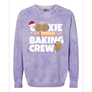 Matching Xmas Cookie Baking Family Cookie Baking Crew Gift Colorblast Crewneck Sweatshirt