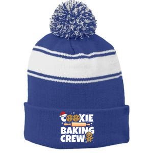 Matching Xmas Cookie Baking Family Cookie Baking Crew Gift Stripe Pom Pom Beanie