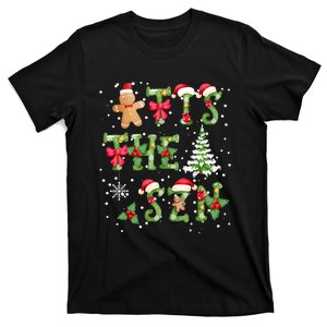 Merry Xmas Christmas Tis The Season Family Women Mom T-Shirt