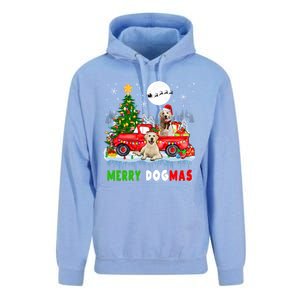 Merry Xmas Dog Santa Elf Labrador Retrievers On Pickup Truck Gift Unisex Surf Hoodie