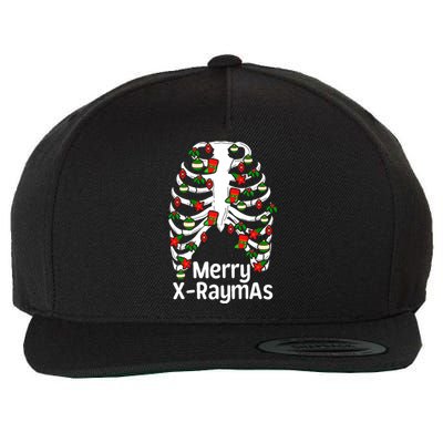 Merry Xraymas Funny Radiology Tech Present Wool Snapback Cap