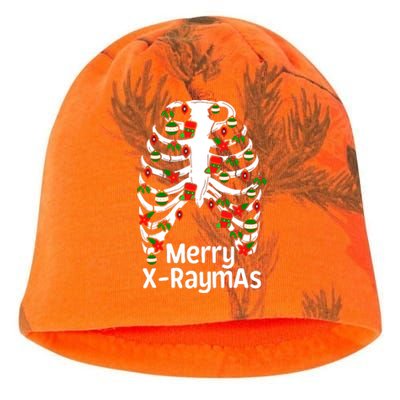 Merry Xraymas Funny Radiology Tech Present Kati - Camo Knit Beanie