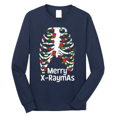 Merry Xraymas Funny Radiology Tech Present Long Sleeve Shirt