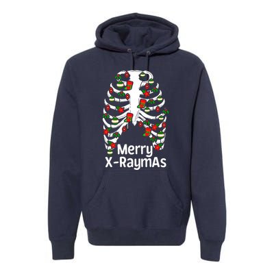 Merry Xraymas Funny Radiology Tech Present Premium Hoodie