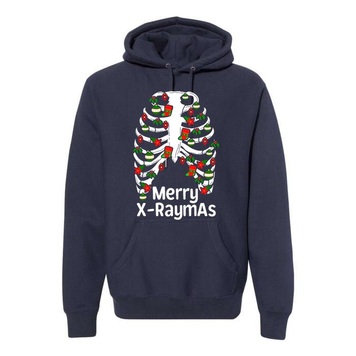 Merry Xraymas Funny Radiology Tech Present Premium Hoodie