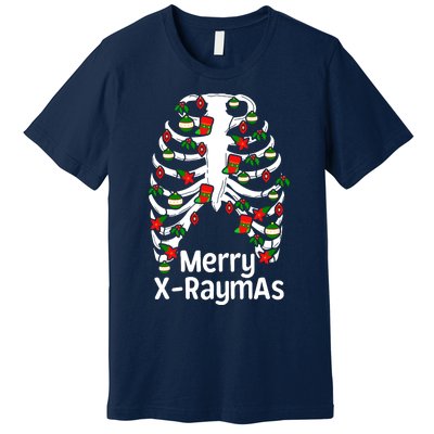 Merry Xraymas Funny Radiology Tech Present Premium T-Shirt