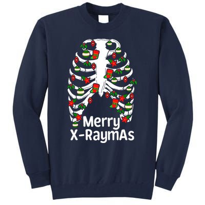 Merry Xraymas Funny Radiology Tech Present Tall Sweatshirt