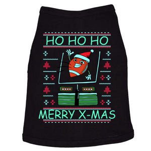 Merry XMas Football Ugly Christmas Sweater Doggie Tank