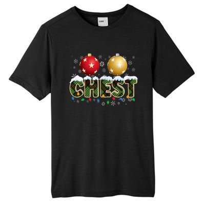 Matching Xmas Funny Couples Chestnuts Festive Holiday Gift Tall Fusion ChromaSoft Performance T-Shirt