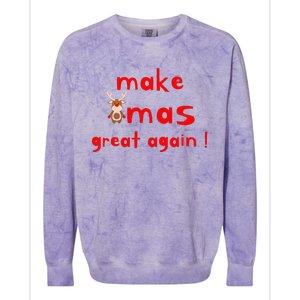 Make Xmas Great Again Christmas Outfit Colorblast Crewneck Sweatshirt