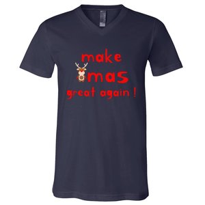 Make Xmas Great Again Christmas Outfit V-Neck T-Shirt