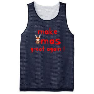 Make Xmas Great Again Christmas Outfit Mesh Reversible Basketball Jersey Tank