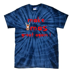 Make Xmas Great Again Christmas Outfit Tie-Dye T-Shirt