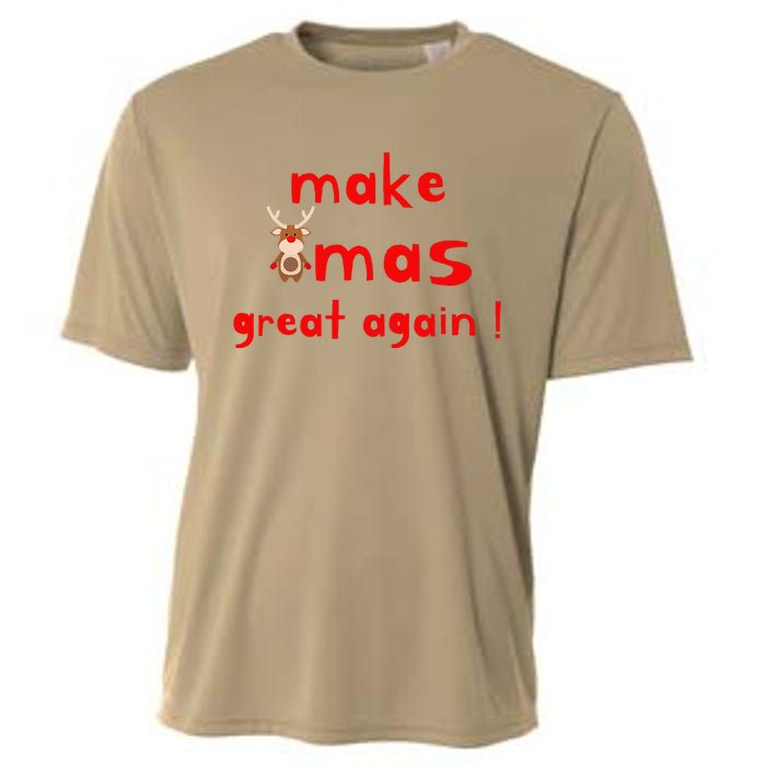 Make Xmas Great Again Christmas Outfit Cooling Performance Crew T-Shirt