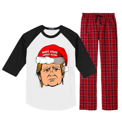 Make Xmas Great Again Trump Shirt Make Xmas Great Again Sata Raglan Sleeve Pajama Set