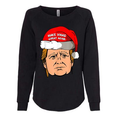 Make Xmas Great Again Trump Shirt Make Xmas Great Again Sata Womens California Wash Sweatshirt