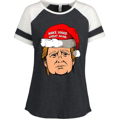 Make Xmas Great Again Trump Shirt Make Xmas Great Again Sata Enza Ladies Jersey Colorblock Tee