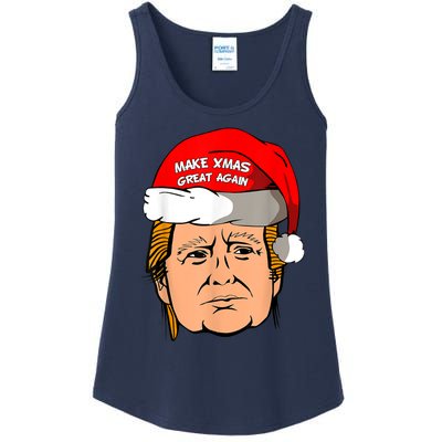 Make Xmas Great Again Trump Shirt Make Xmas Great Again Sata Ladies Essential Tank