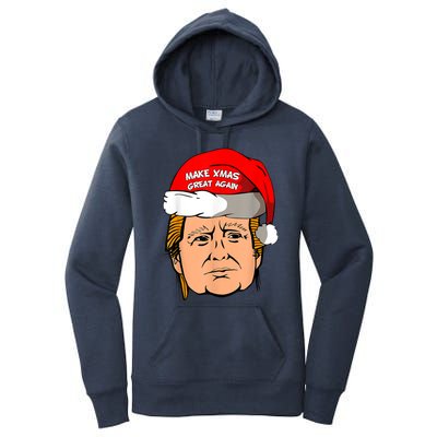 Make Xmas Great Again Trump Shirt Make Xmas Great Again Sata Women's Pullover Hoodie