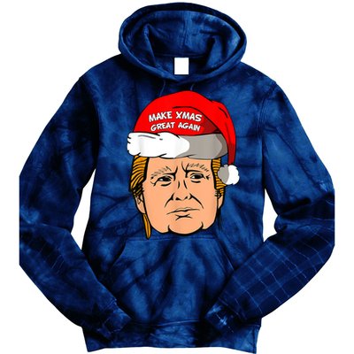 Make Xmas Great Again Trump Shirt Make Xmas Great Again Sata Tie Dye Hoodie