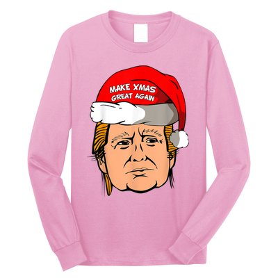 Make Xmas Great Again Trump Shirt Make Xmas Great Again Sata Long Sleeve Shirt