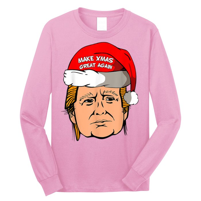 Make Xmas Great Again Trump Shirt Make Xmas Great Again Sata Long Sleeve Shirt