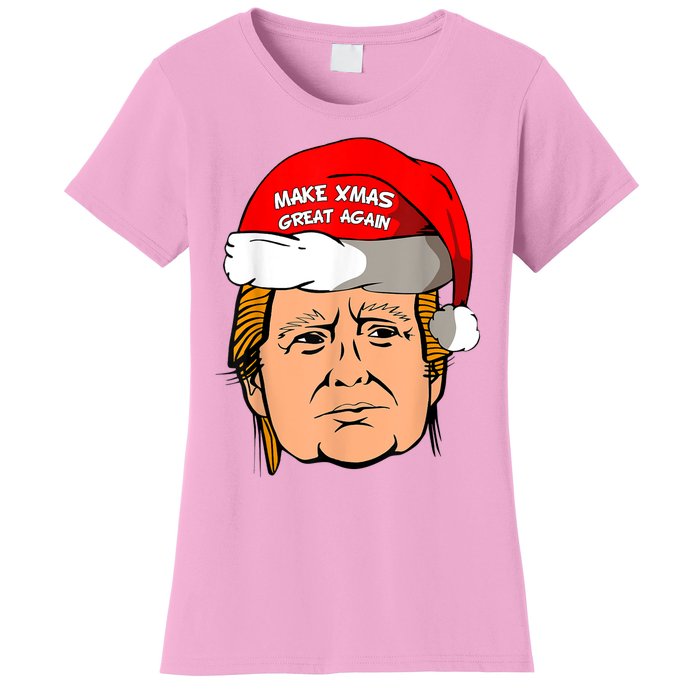 Make Xmas Great Again Trump Shirt Make Xmas Great Again Sata Women's T-Shirt