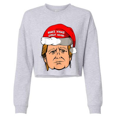 Make Xmas Great Again Trump Shirt Make Xmas Great Again Sata Cropped Pullover Crew