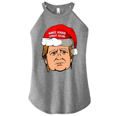 Make Xmas Great Again Trump Shirt Make Xmas Great Again Sata Women's Perfect Tri Rocker Tank