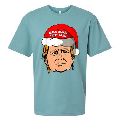 Make Xmas Great Again Trump Shirt Make Xmas Great Again Sata Sueded Cloud Jersey T-Shirt